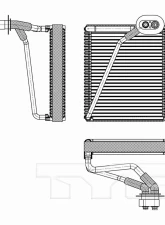 TYC Genera A/C Evaporator Core Kia Soul Front 2010-2013                                     - 97304 - Image 3
