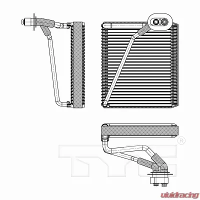 TYC Genera A/C Evaporator Core Kia Soul Front 2010-2013 - 97304