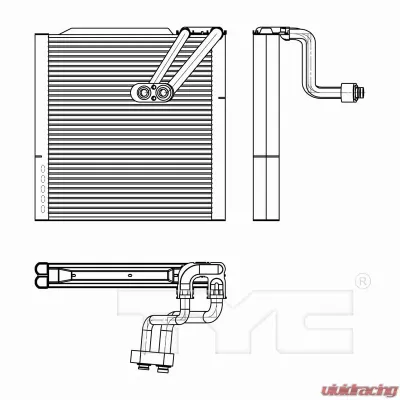 TYC Genera A/C Evaporator Core Hyundai Elantra Front 2011-2013 - 97305