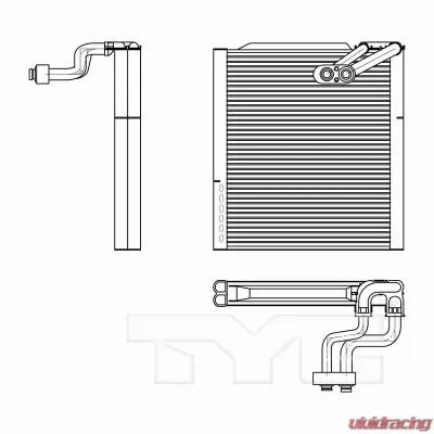 TYC Genera A/C Evaporator Core Hyundai Sonata Front 2011-2014 - 97306