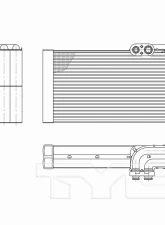 TYC Genera A/C Evaporator Core Rear                                     - 97308 - Image 3