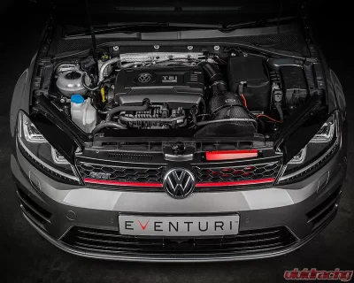 Eventuri Full Carbon Intake System Black Carbon Volkswagen Golf R 15-17 - EVE-2TFSI-CF-INT