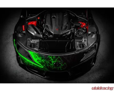 Eventuri Black Carbon Headlamp Race Duct Toyota Supra A90 2020-2024 - EVE-A90-CF-HDP