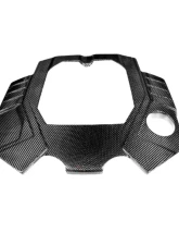 Eventuri Gloss Black Carbon Engine Cover for EVE-C8RS6-CF-ENG - Precision Fitment                                     - EVE-C8RS6-CF-ENG - Image 14