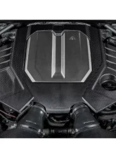 Eventuri Gloss Black Carbon Engine Cover for EVE-C8RS6-CF-ENG - Precision Fitment                                     - EVE-C8RS6-CF-ENG - Image 8
