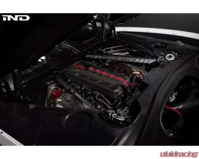 Eventuri Black Carbon Engine Cover for EVE-C8VT-CF-ENG, Fits 2015-2020 Audi S3 - EVE-C8VT-CF-ENG