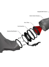 Eventuri Black Carbon Intake System BMW M135i | M235i | X2 2012-2020                                     - EVE-F4XB48-CF-INT - Image 2