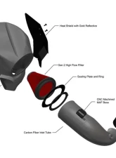 Eventuri Black Carbon Intake System BMW M340i B58 G20 2019-2025                                     - EVE-G20B58-V1-INT - Image 4