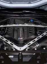 Eventuri Black Carbon Engine Cover Matte with BMW M Power Decal for BMW M3/M4 2015-2020                                     - EVE-G8XM-CFM-ENG-D - Image 7