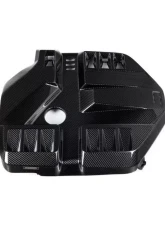 Eventuri Black Carbon Engine Cover Matte with BMW M Power Decal for BMW M3/M4 2015-2020                                     - EVE-G8XM-CFM-ENG-D - Image 12