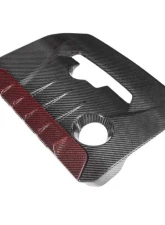 Eventuri Black Matte Carbon Engine Cover for EVE-GR4-CFM-ENG Vehicle                                     - EVE-GR4-CFM-ENG - Image 2