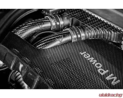 Eventuri Matte Black Carbon Charge Pipe Set for EVE-S55-CF-CHG - EVE-S55-CF-CHG