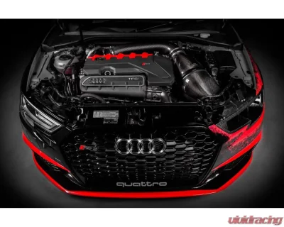 Eventuri Black Carbon Headlamp Race Duct Audi 8V Gen 2 RS3 - EVE-ST38V8S-CF-HDP