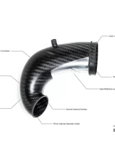 Eventuri LHD Carbon Turbo Inlet Audi RS3 | RSQ3 | TTRS 2015-2021                                     - EVE-TRB8V8S-LHD-NIL - Image 8