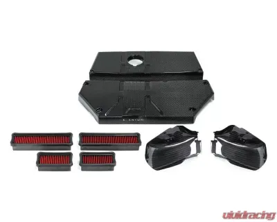 Eventuri Black Carbon Airbox Lid with LCI Carbon Scoops for BMW EVE-FX34M-LCI-INT - EVE-FX34M-LCI-INT