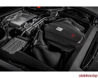 Eventuri Black Carbon Intake w/ Matte Engine Cover Mercedes-Benz AMG GTR | AMG GTS | AMG GT 2016+ - EVE-AMGGT-CFM-INT
