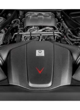 Eventuri Black Carbon Intake w/ Matte Engine Cover Mercedes-Benz AMG GTR | AMG GTS | AMG GT 2016+                                     - EVE-AMGGT-CFM-INT - Image 2