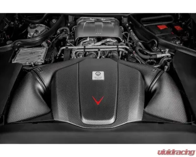 Eventuri Black Carbon Intake w/ Matte Engine Cover Mercedes-Benz AMG GTR | AMG GTS | AMG GT 2016+ - EVE-AMGGT-CFM-INT