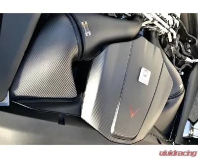 Eventuri Black Carbon Intake w/ Matte Engine Cover Mercedes-Benz AMG GTR | AMG GTS | AMG GT 2016+ - EVE-AMGGT-CFM-INT