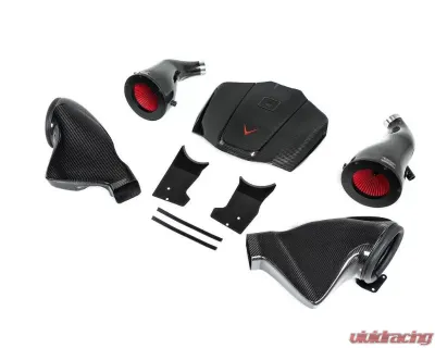 Eventuri Black Carbon Intake w/ Matte Engine Cover Mercedes-Benz AMG GTR | AMG GTS | AMG GT 2016+ - EVE-AMGGT-CFM-INT
