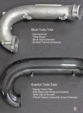 Eventuri Carbon Charge Pipe V2 Honda Civic FK8 Type R CLEARANCE                                     - EVE-FK8V2-CF-CHG - Image 6
