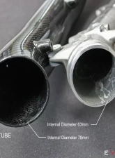 Eventuri Carbon Charge Pipe V2 Honda Civic FK8 Type R CLEARANCE                                     - EVE-FK8V2-CF-CHG - Image 7