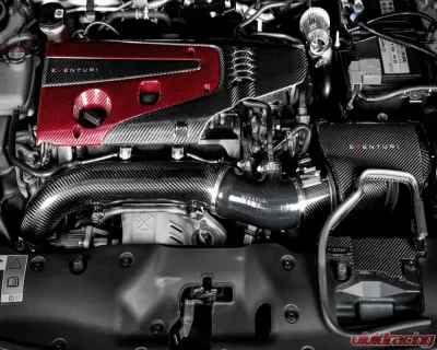 Eventuri Carbon Charge Pipe V2 Honda Civic FK8 Type R CLEARANCE - EVE-FK8V2-CF-CHG