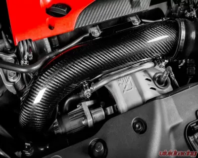 Eventuri Carbon Charge Pipe V2 Honda Civic FK8 Type R CLEARANCE - EVE-FK8V2-CF-CHG