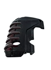 Eventuri Black Carbon and Red Kevlar Engine Cover for EVE-ST38V8S-CF-ENG                                     - EVE-ST38V8S-CF-ENG - Image 5