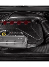 Eventuri Black Carbon and Red Kevlar Engine Cover for EVE-ST38V8S-CF-ENG                                     - EVE-ST38V8S-CF-ENG - Image 2