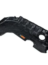 Eventuri Black Carbon and Red Kevlar Engine Cover for EVE-ST38V8S-CF-ENG                                     - EVE-ST38V8S-CF-ENG - Image 8
