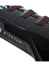 Eventuri Black Carbon and Red Kevlar Engine Cover for EVE-ST38V8S-CF-ENG                                     - EVE-ST38V8S-CF-ENG - Image 4