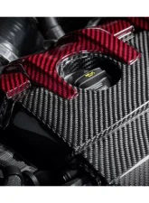 Eventuri Black Carbon and Red Kevlar Engine Cover for EVE-ST38V8S-CF-ENG                                     - EVE-ST38V8S-CF-ENG - Image 13