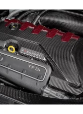 Eventuri Black Carbon and Red Kevlar Engine Cover for EVE-ST38V8S-CF-ENG                                     - EVE-ST38V8S-CF-ENG - Image 3