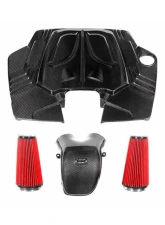 Eventuri Black Carbon Intake System Porsche Cayenne 3.0 Turbo V6 2018+                                     - EVE-CYNV6-CF-INT - Image 8