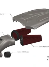Eventuri Black Carbon Intake System Porsche Cayenne 3.0 Turbo V6 2018+                                     - EVE-CYNV6-CF-INT - Image 2