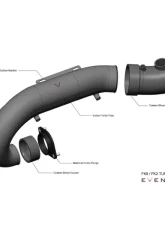 Eventuri V3 Carbon Charge Pipe for EVE-FK8V3-CF-CHG, Fits Honda Civic Type R 2017-2021                                     - EVE-FK8V3-CF-CHG - Image 7