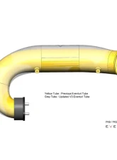 Eventuri Carbon Charge Pipe - V3 Upgraded Kit Honda FK8 Civic Type-R 2018-2021                                     - EVE-FK8V3-CHG-UPG - Image 4
