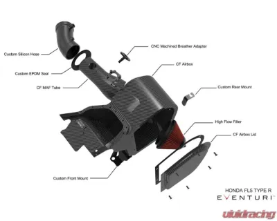 Eventuri Black Carbon Intake System EVE-FL5-CF-INT for BMW F30/F32 2012-2019 - EVE-FL5-CF-INT