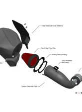 Eventuri Black Carbon Intake System BMW G01 X3 | G02 X4 M40i (B58D) 2018-2024                                     - EVE-GXXB58-CF-INT - Image 2