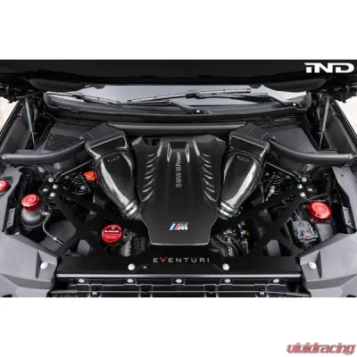 Eventuri Black Carbon Intake Engine Cover for EVE-X56M-CF-INT, Fits BMW M3/M4 2015-2020 - EVE-X56M-CF-INT