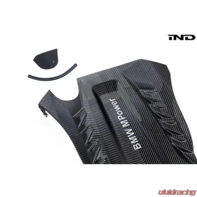 Eventuri Black Carbon Intake Engine Cover for EVE-X56M-CF-INT, Fits BMW M3/M4 2015-2020 - EVE-X56M-CF-INT