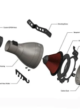 Eventuri Black Carbon Intake System Lotus Emira V6 2023-2024                                     - EVE-EMV6-CF-INT - Image 2