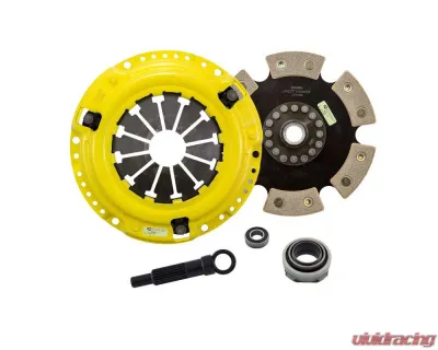 ACT MaXX/Race Rigid 6 Pad Kit Honda Civic 1988-1991 - HW4-XXR6