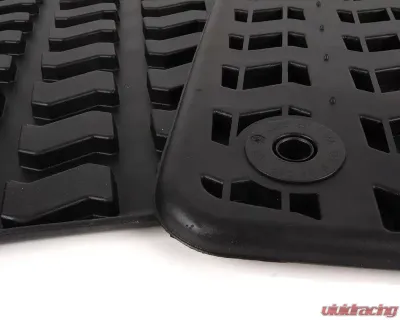 Genuine Audi | VW Black Rear All Weather Rubber Mats Audi Q7 - 4L0061511041