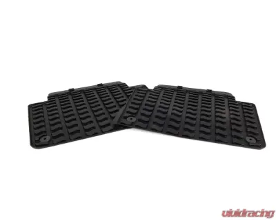 Genuine Audi | VW Black Rear All Weather Rubber Mats Audi Q7 - 4L0061511041