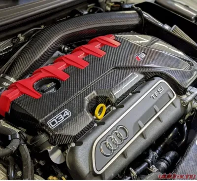 034 Motorsport Carbon Fiber Engine Cover Audi RS3/TTRS 2015+ - 034-1ZZ-0009