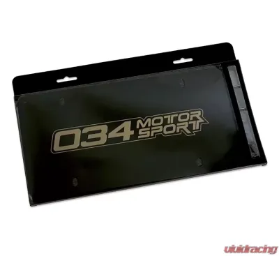 034 Motorsport Powdercoated Stainless License Plate - 034-A03-0002