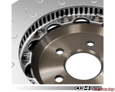 034 Motorsports 2pc Floating Front Brake Rotor Upgrade Kit Audi B9/B9.5 RS5|4M/4M.5 Q7|Q8 2018-2024 - 034-301-1010
