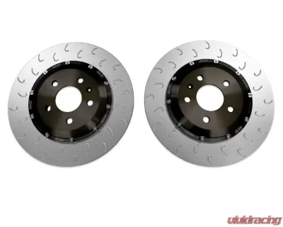 034 Motorsports 2pc Floating Rear Brake Rotor Upgrade Kit Audi B9/B9.5 RS4 | RS5 2018+ - 034-301-2010